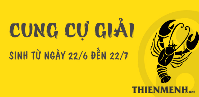 Xem tử vi trọn đời cung Cự Giải Xem tử vi trọn đời cung Cự Giải