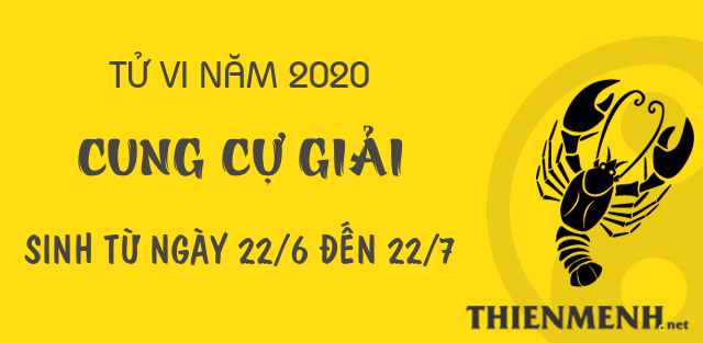 Xem tử vi năm 2020 của cung Cự Giải Xem tử vi năm 2020 của cung Cự Giải