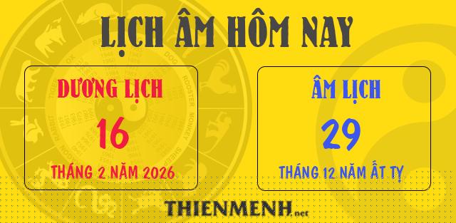 Lịch âm - ngày 16/2/2026