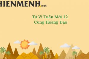 Tử Vi Tuần Mới 12 Cung Hoàng Đạo Từ Ngày 12-12-2022 đến ngày 18-12-2022